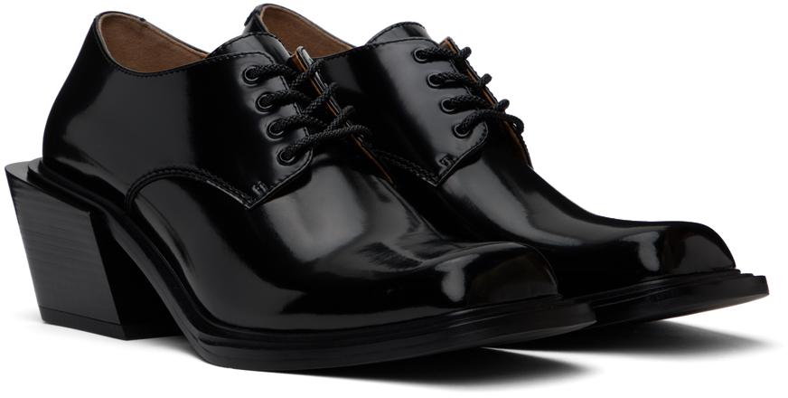 untitlab® Black Step Derbys - Men's Shoes - Free Shipping - BeyondStyle