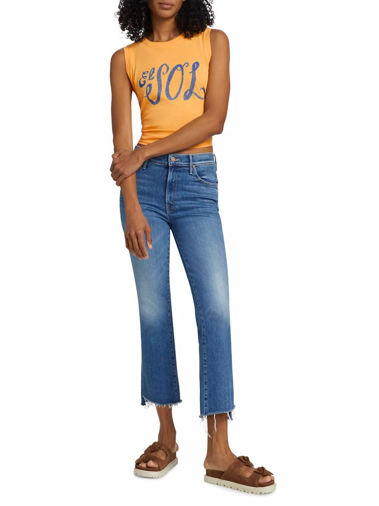 Mother The Insider Step Fray Crop Jeans