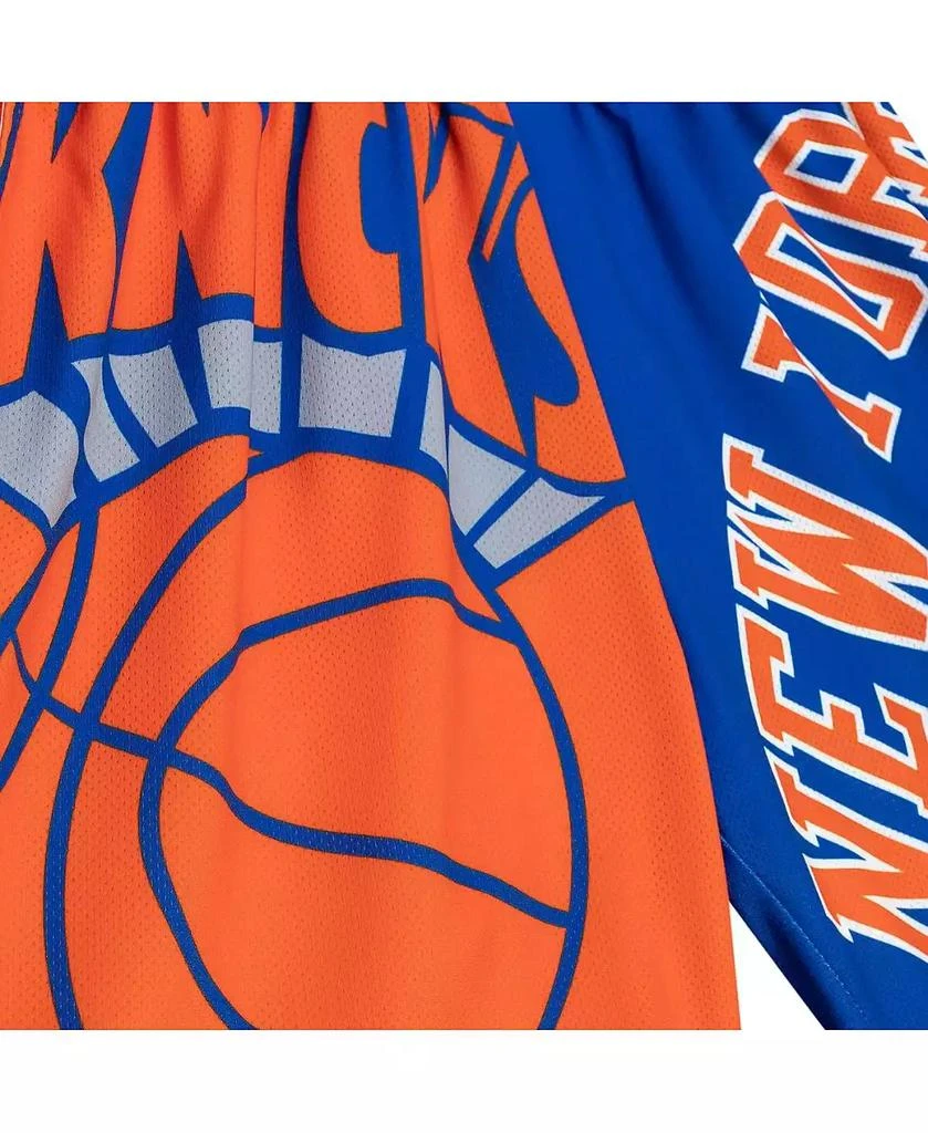Mitchell & Ness Men's Blue New York Knicks Big Face 5.0 Fashion Shorts 4
