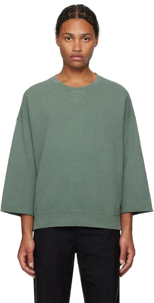 VisVim Green Jumbo Sweat 3/4 Sweatshirt 1
