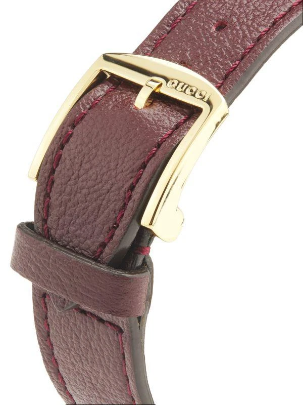 Gucci ​Grip Yellow Gold PVD & Calfskin Leather-Strap Watch/35MM 4