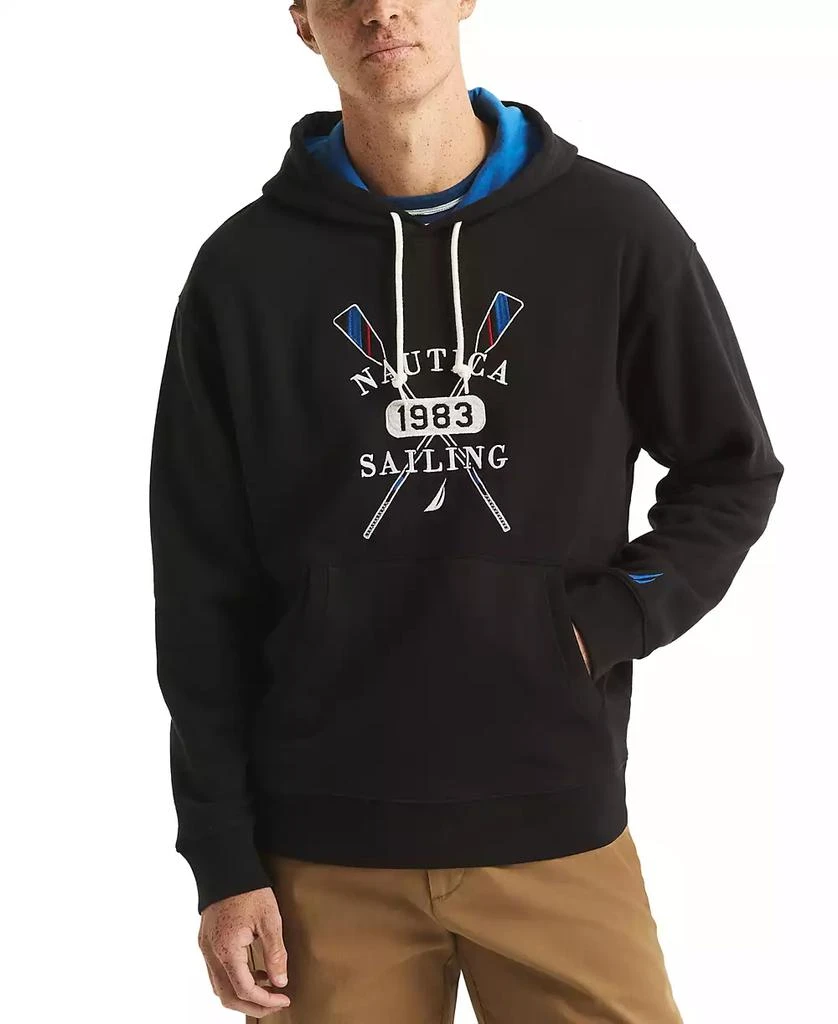 Nautica Men's Pullover Logo Graphic Hoodie 1