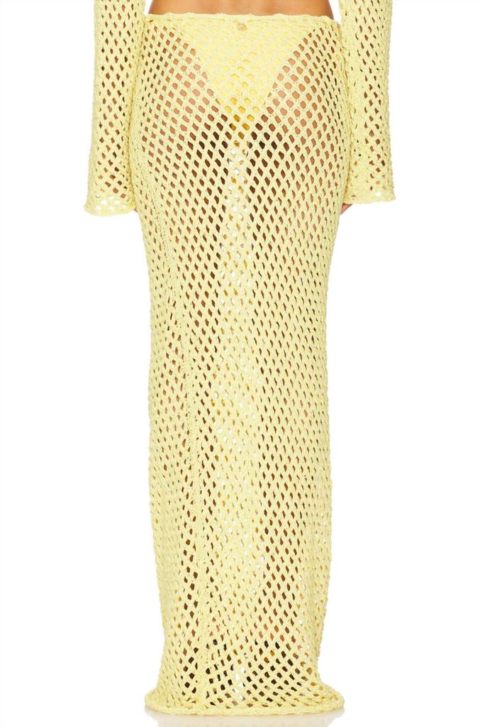 Bananhot Magen Cover-Up Skirt In Daisy Yellow
