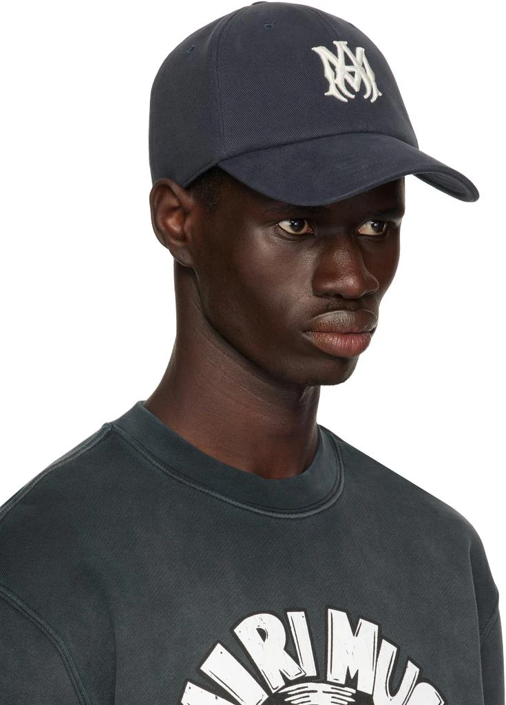 AMIRI Navy Canvas 'MA' Cap 2