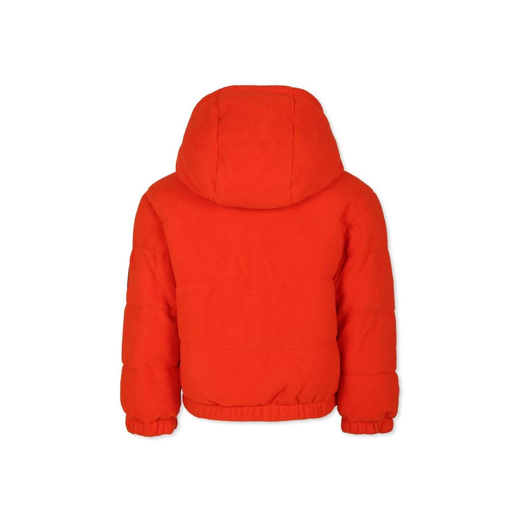 Timberland Red Reversible Down Jacket For Boy With Logo 4
