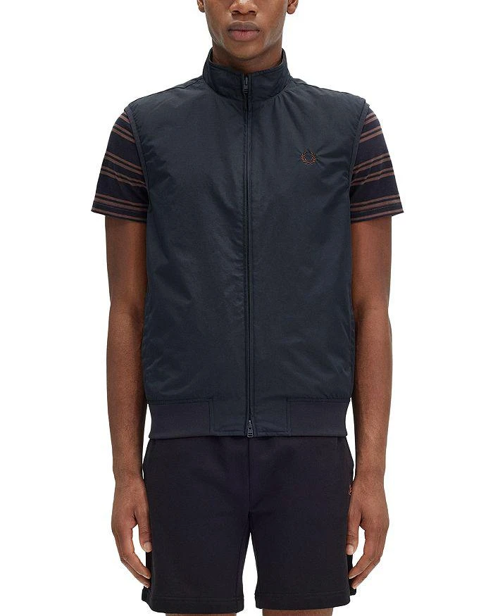 Fred Perry The Brentham Nylon Full Zip Vest 1