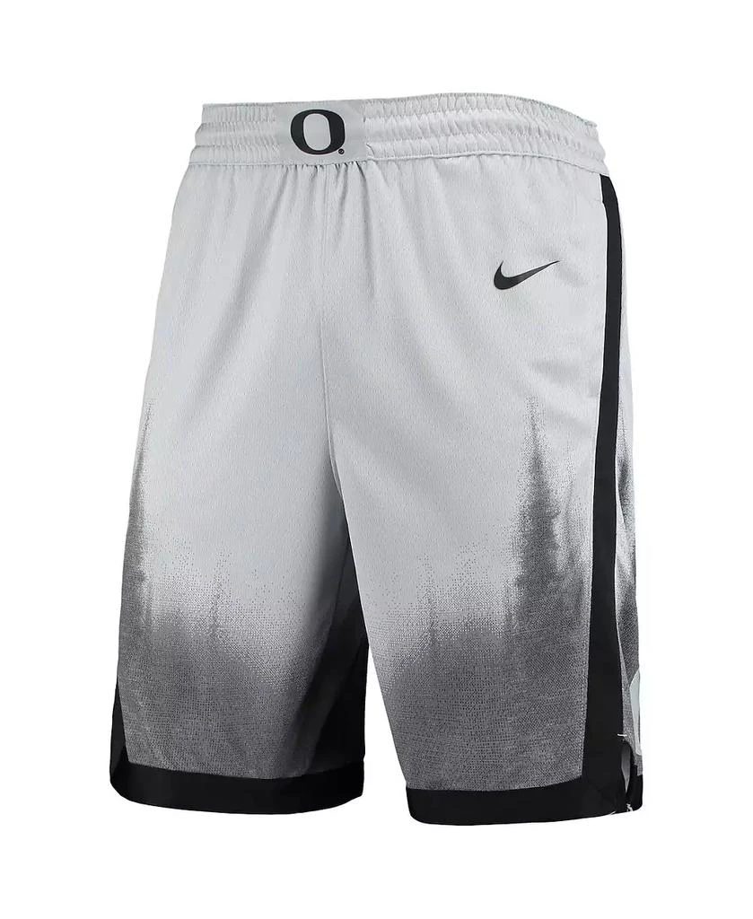 NIKE Men's Gray, Black Oregon Ducks Limited Performance Basketball Shorts 3