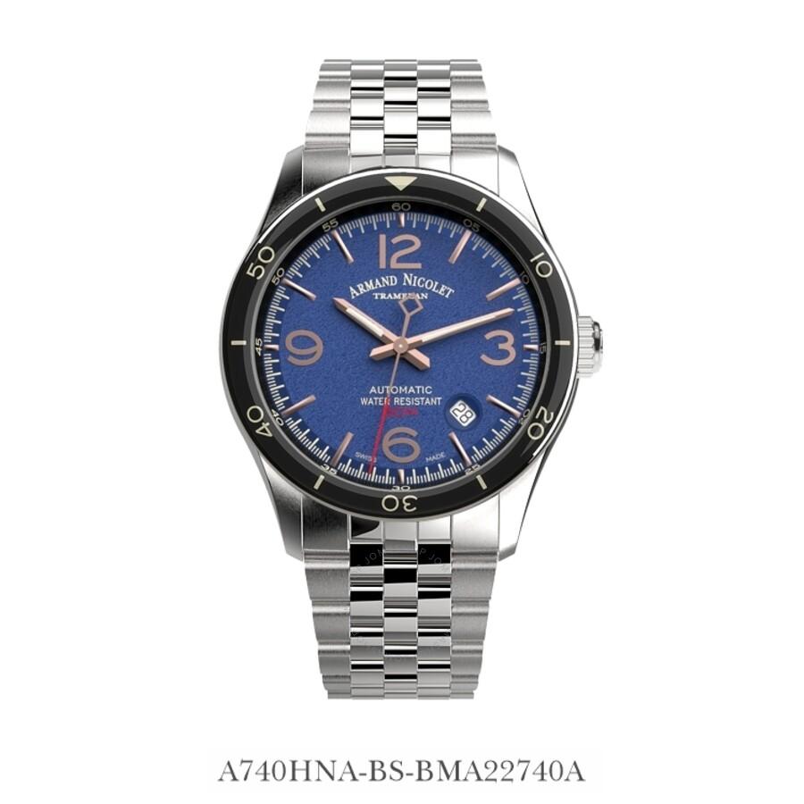 Armand Nicolet M2H Automatic Blue Dial Men's Watch A740HNA-BS-BMA22740A