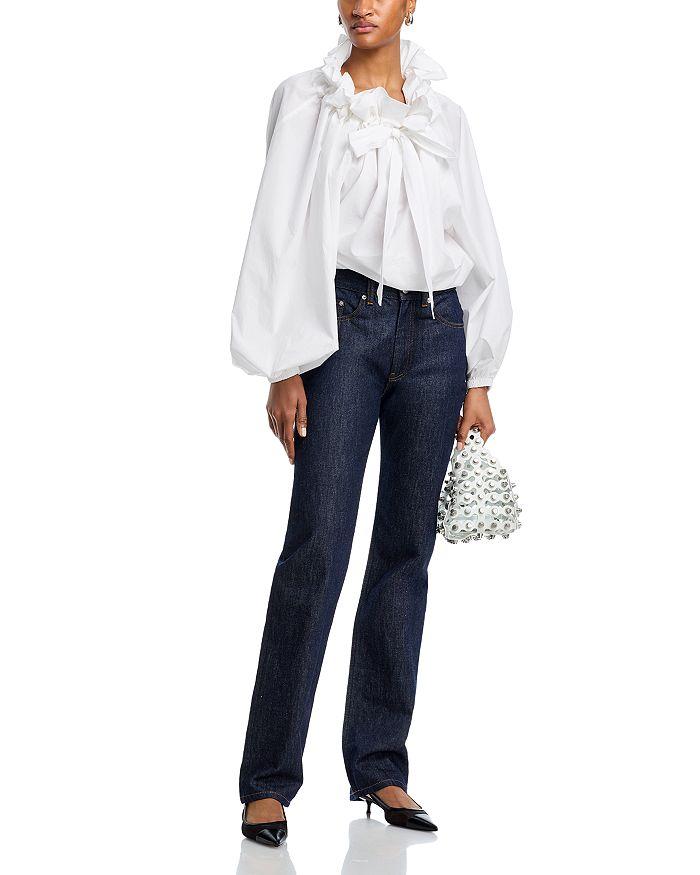 Essentiel Oversized High Collar Peasent Top