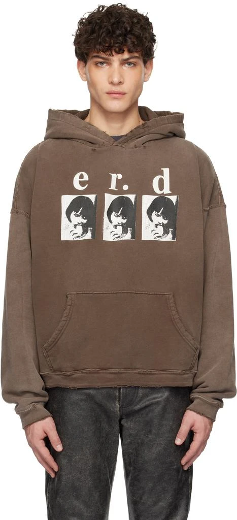 Enfants Riches Deprimes Brown 'Louise Eats Sandwich (E.R.D.)' Hoodie 1
