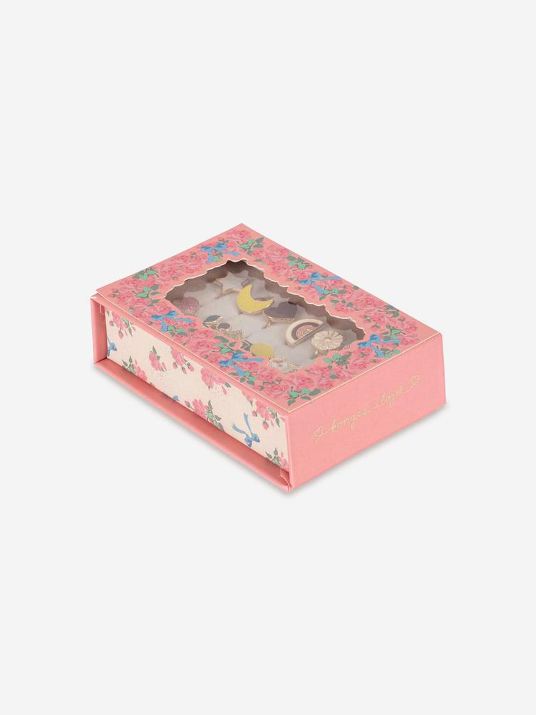 Konges Slojd Girls Ring Set (12 Piece) in Multicolour