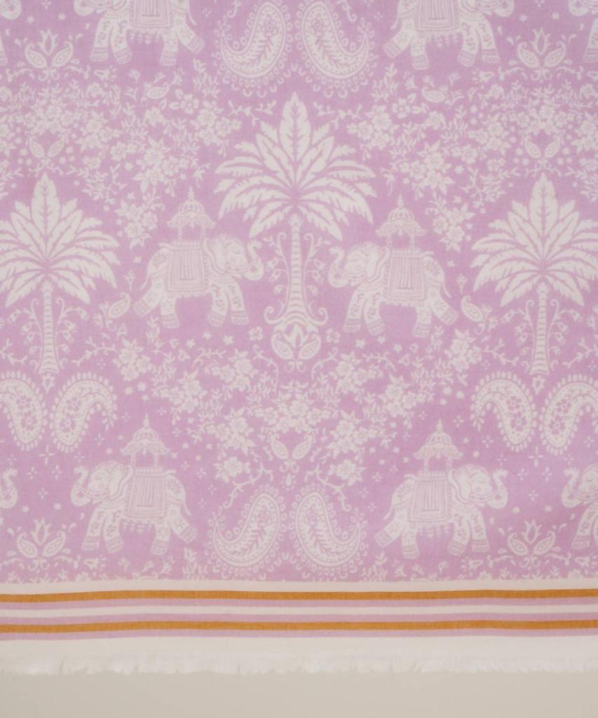 Hartford Hartford - Cotton Voile Elephants Scarf