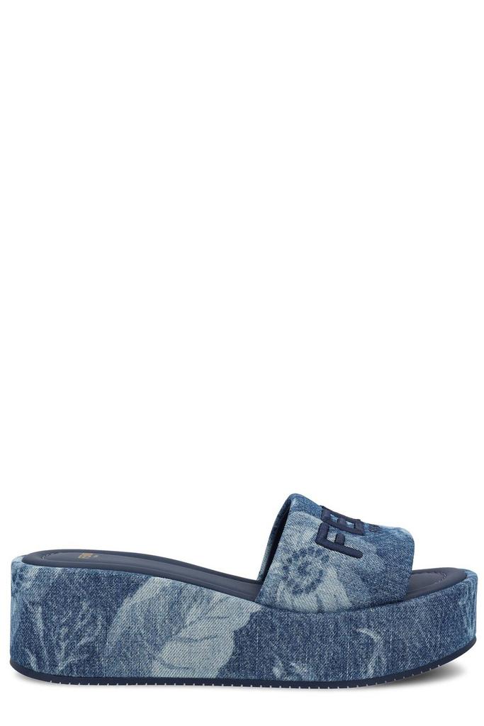 Fendi Fendi Sunshine Flatform Slides - Slippers - Compare
