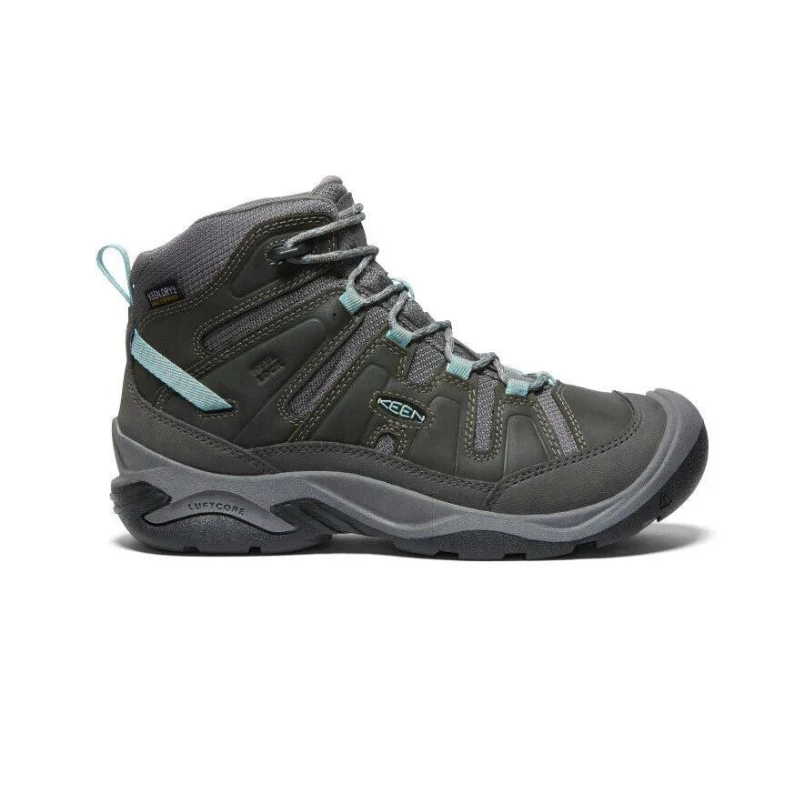 Keen Circadia 1026763 Boots Women's 9.5 Gray Waterproof Outdoor Hiking RHS2981 1