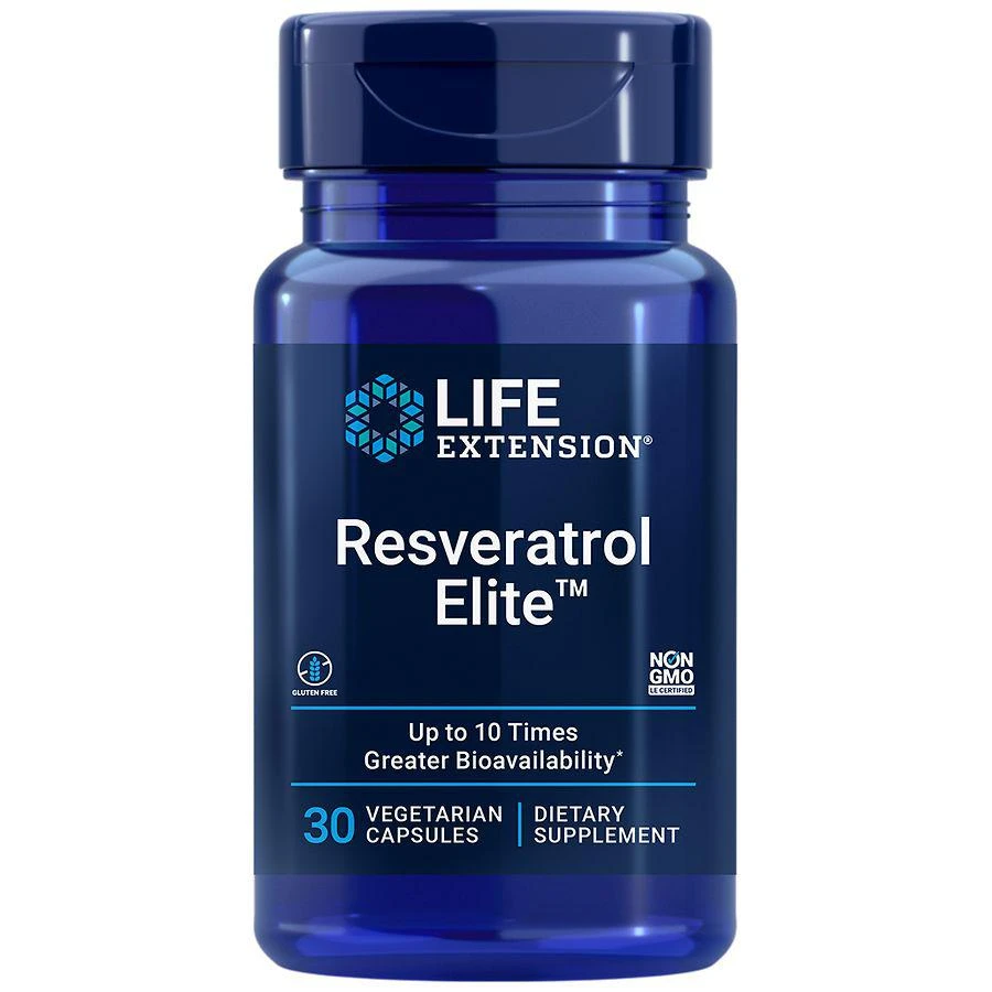 Life Extension Resveratrol Elite Transresveratrol Supplement 1