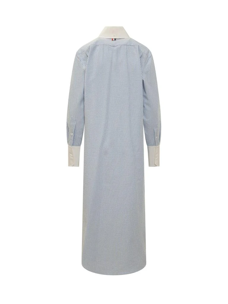Thom Browne Thom Browne Striped Button-Up Shirt Dress 2
