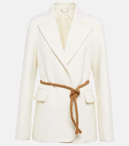 Chloé Belted wool blazer 1