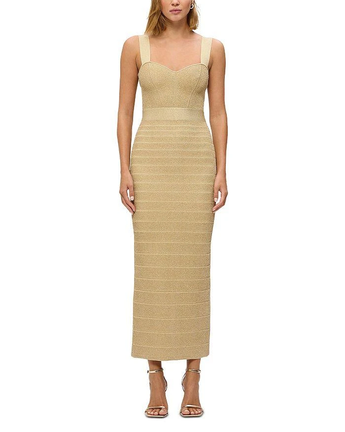 green emerald velvet dress Hervé Léger golden dress – Les Merveilles De Babellou