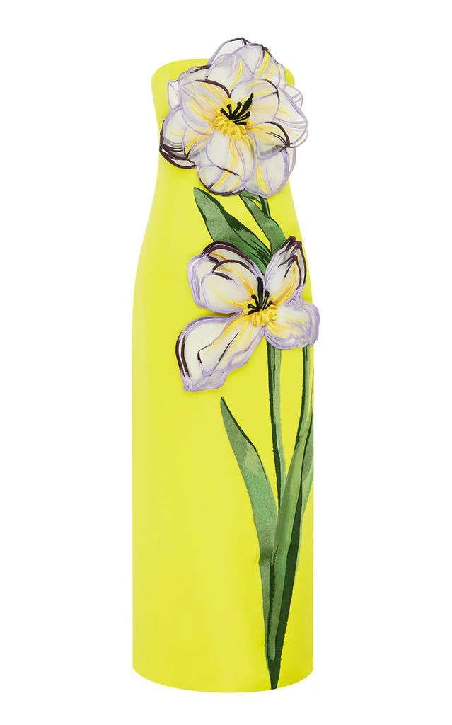 Leo Lin - Rayna Appliqud Iris-Printed Maxi Dress - Yellow - AU 6 - Moda  Operandi  On Sale Now with Up to 50% Off | Discover Exclusive Deals &  Savings at