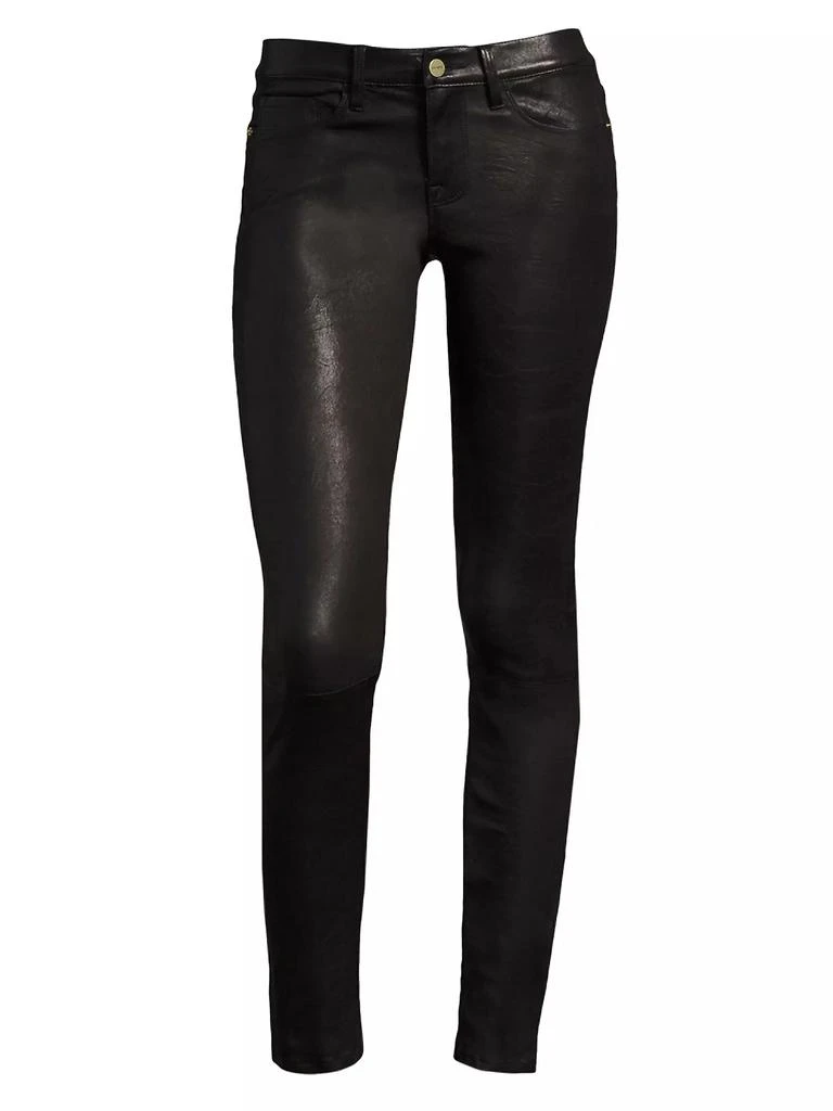 FRAME Le Skinny de Jeanne Mid-Rise Leather Pants 1