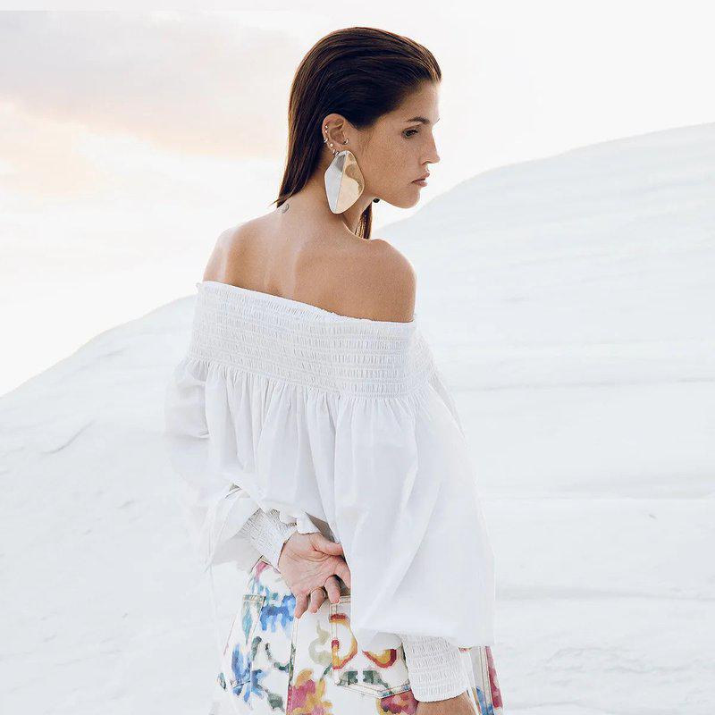Mes Demoiselles Pyrite Blouse White