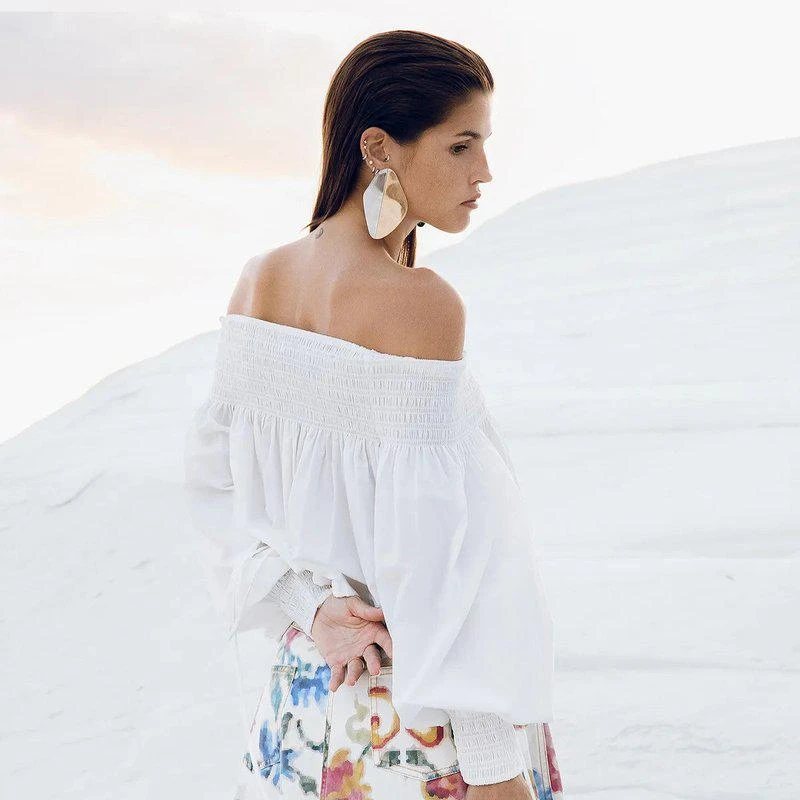Mes Demoiselles Pyrite Blouse White 2