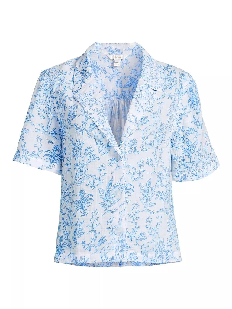 Lilly Pulitzer Montee Cotton Cover-Up Shirt 1
