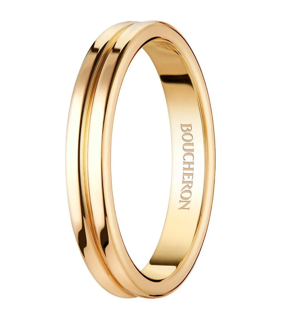 Boucheron Yellow Gold Quatre Godron Ring 1