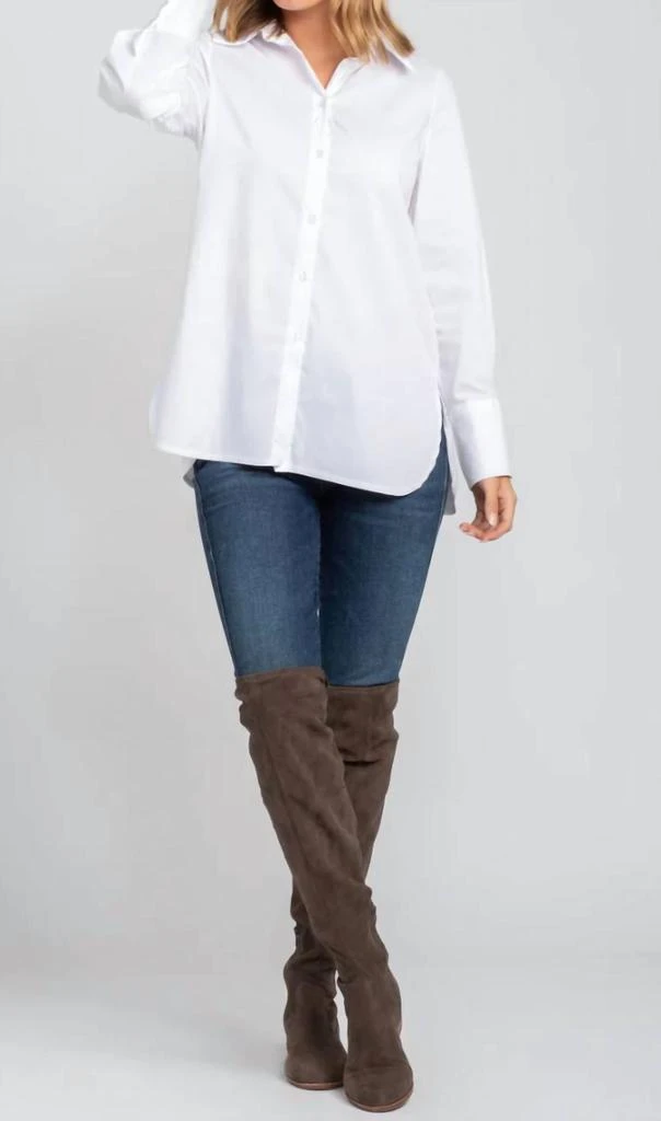 Cobblestone Living Jordan Shirt In White 1