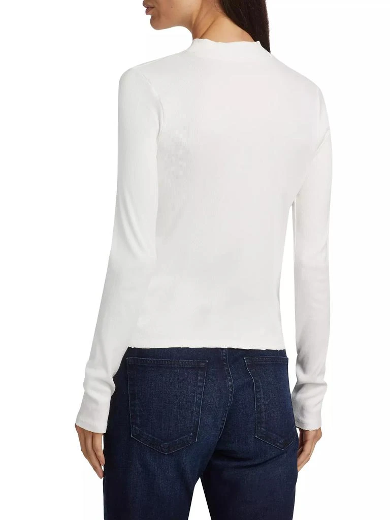 Askk NY Ribbed Mock Turtleneck Top 5