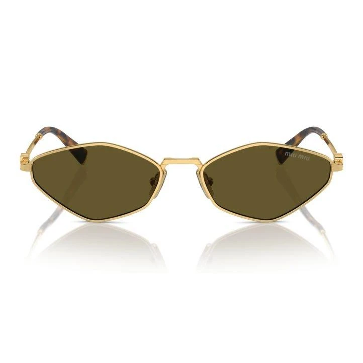 MIU MIU Gold frame Irregular Butterfly Sunglasses Miu Miu 51mm Butterfly Sunglasses | Nordstrom main image 4