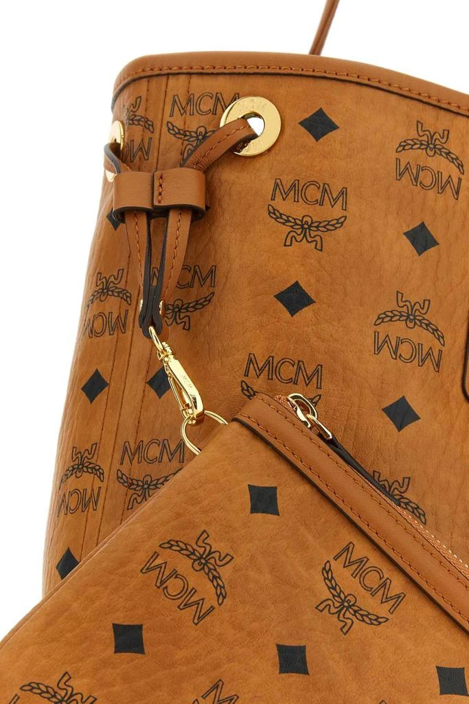 MCM MCM Liz Monogram-Pattern Small Top Handle Bag 4