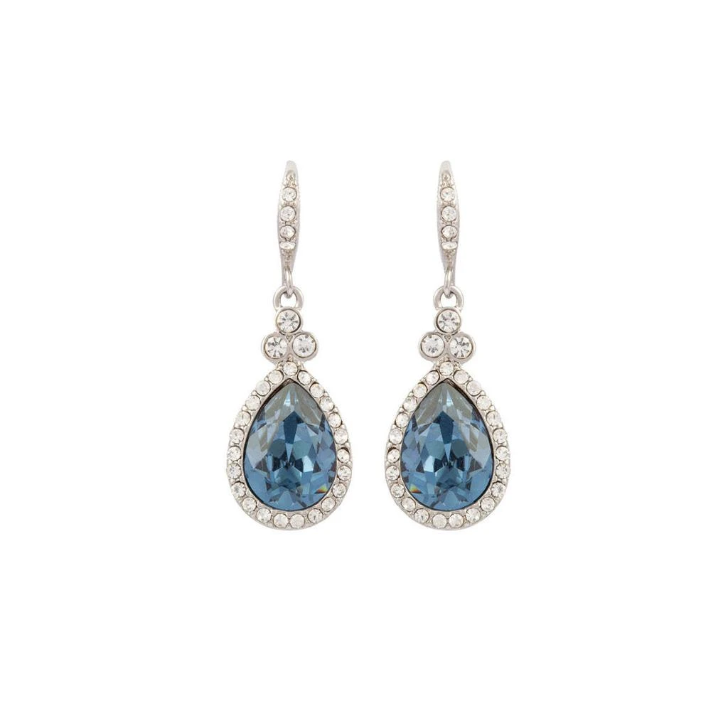 Susan Caplan Vintage 2000s givenchy faux sapphire earrings 3