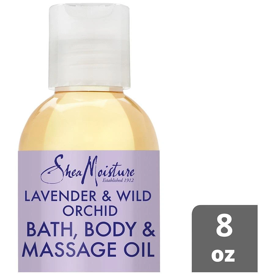 SheaMoisture Bath, Body and Massage Oil Lavender Wild Orchid 3