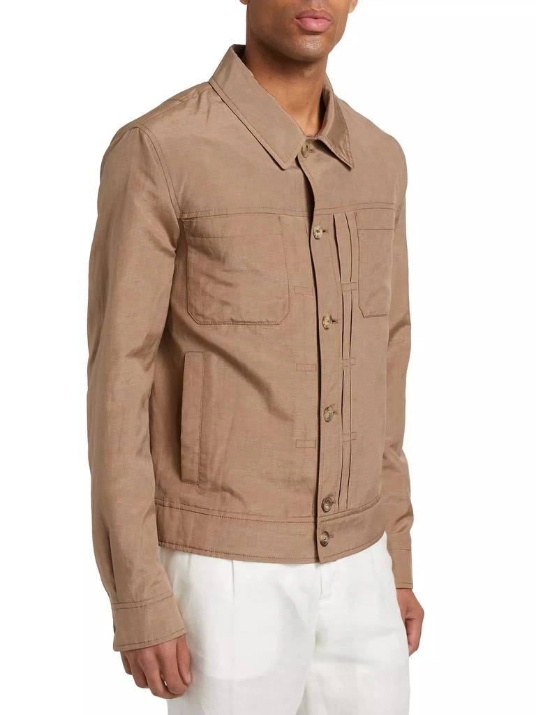 Brett Johnson Sedona Silk &amp; Linen-Blend Jacket 4