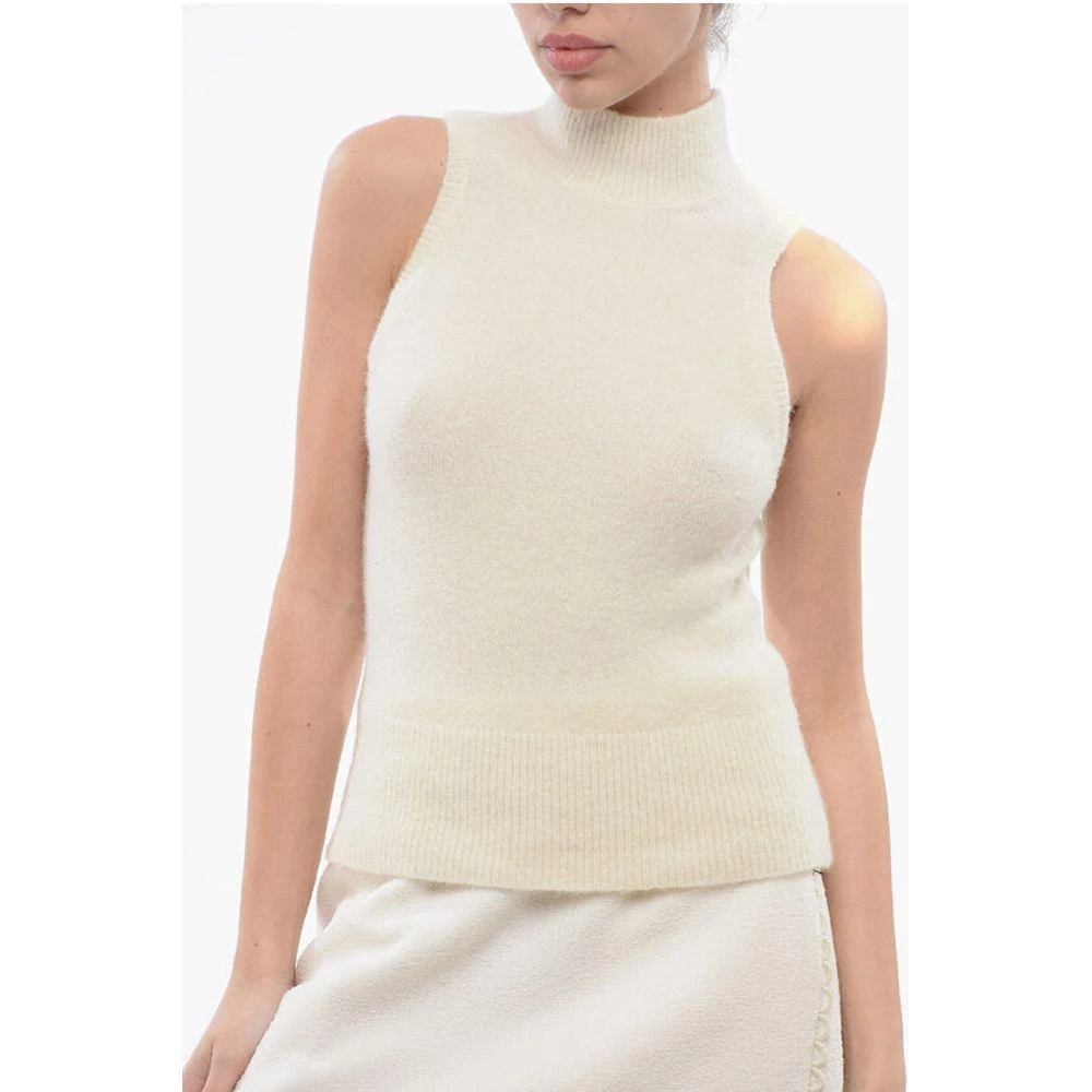 PATOU Wool Turtle Neck Sleeveless Women's Sweater 1