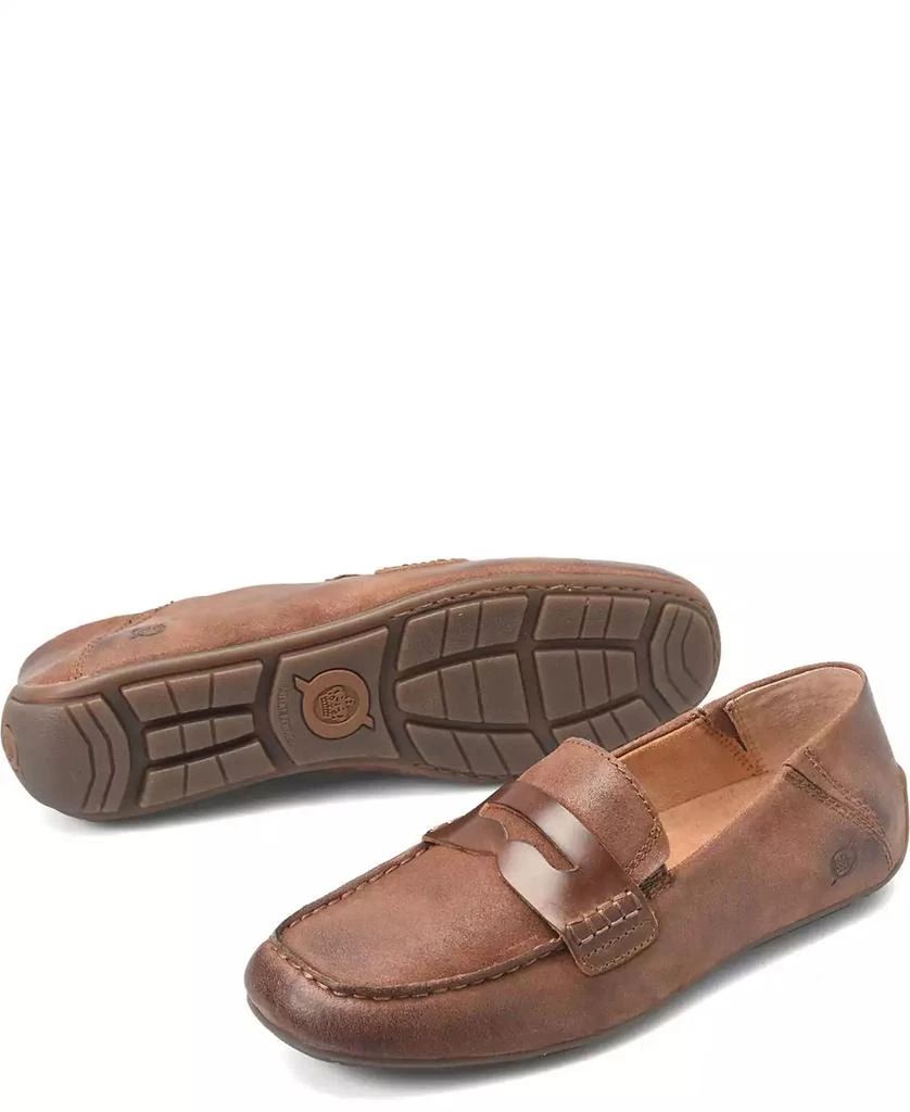 Born Men's Marcel Nubuck Leather Penny Loafers 8