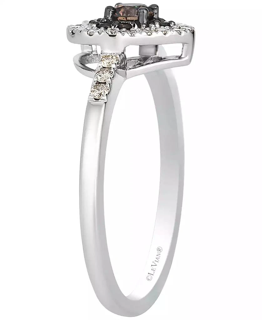 Le Vian Chocolate Diamond (0.24 ct. t.w.) 
Vanilla Diamond (0.19 ct. t.w.) Ring in 14k Vanilla Gold 3