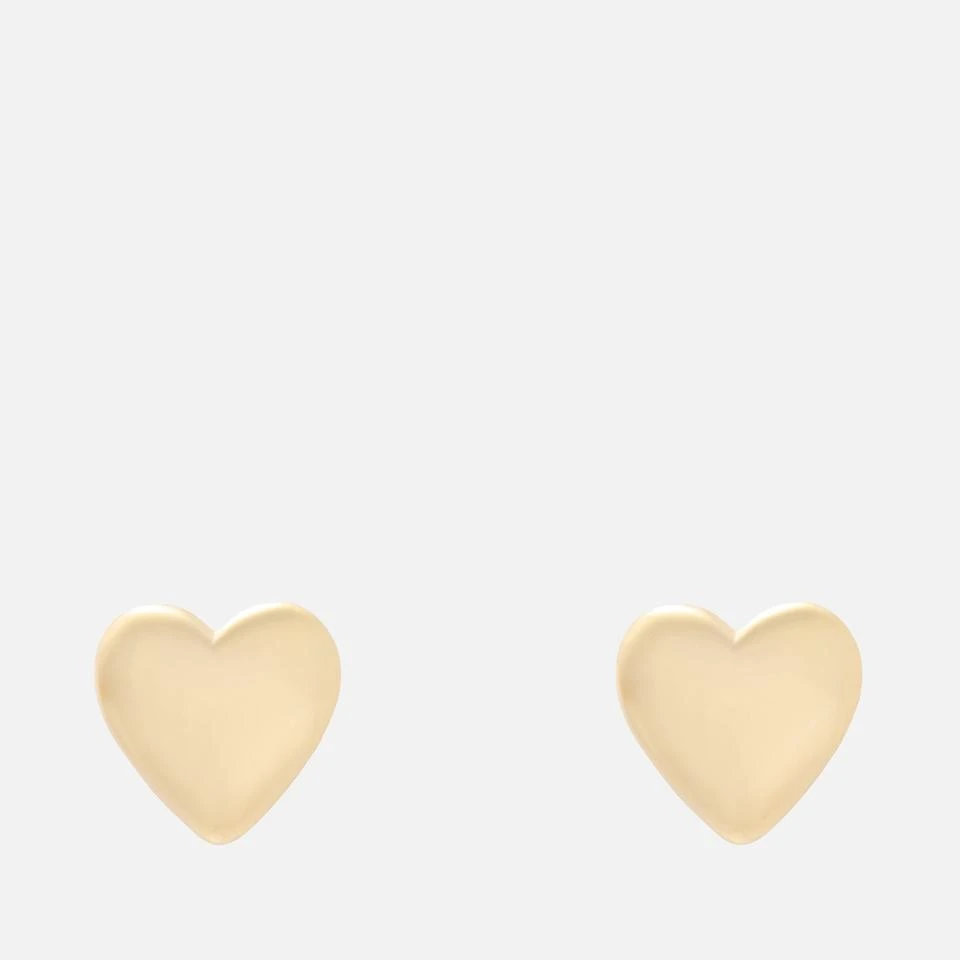 ASTRID & MIYU Astrid & Miyu Heart 18K Gold-Plated Sterling Silver Earrings 1
