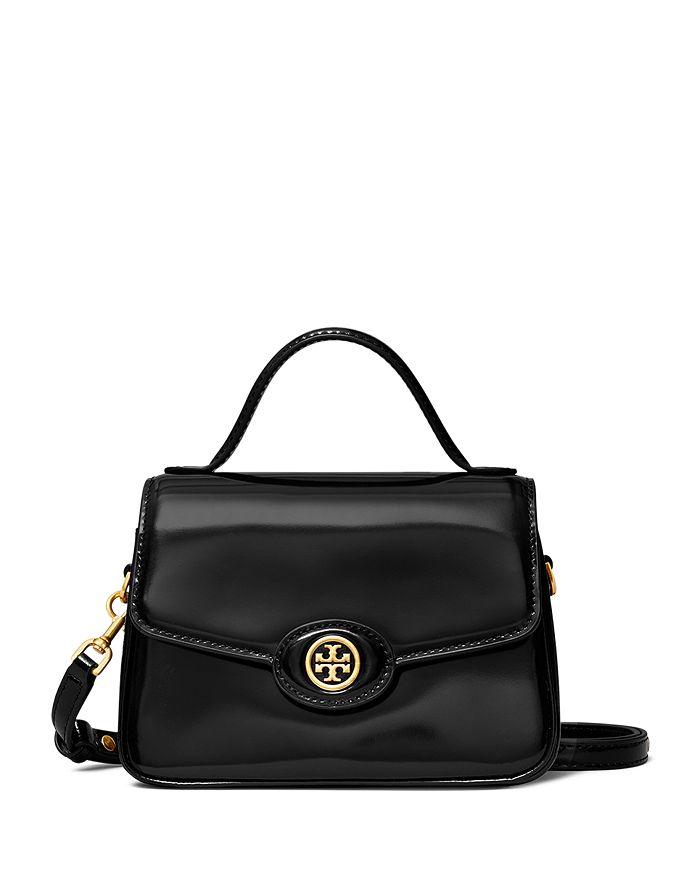 Tory Burch Small Robinson Spazzolato Top Handle Bag