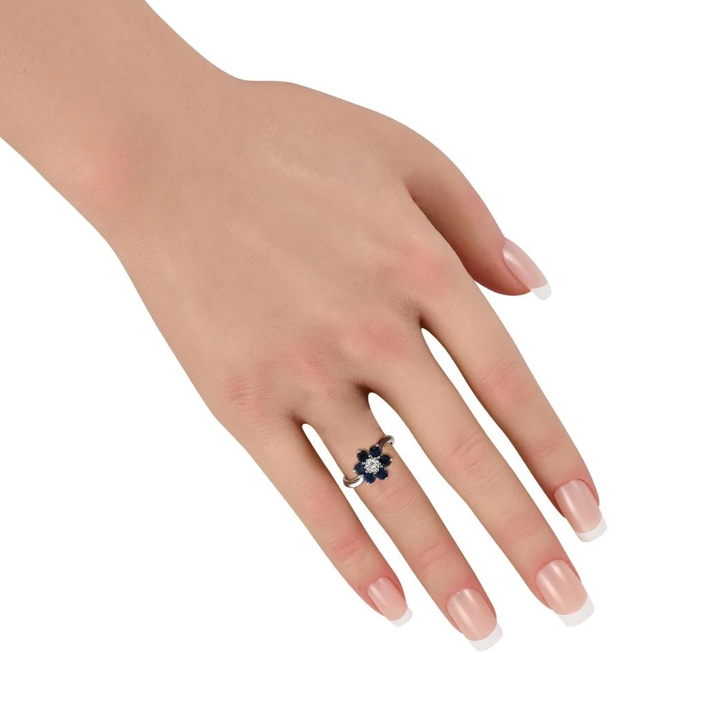 MAUBOUSSIN 18K White Gold Diamond and Sapphire Ring MB29-050825 3