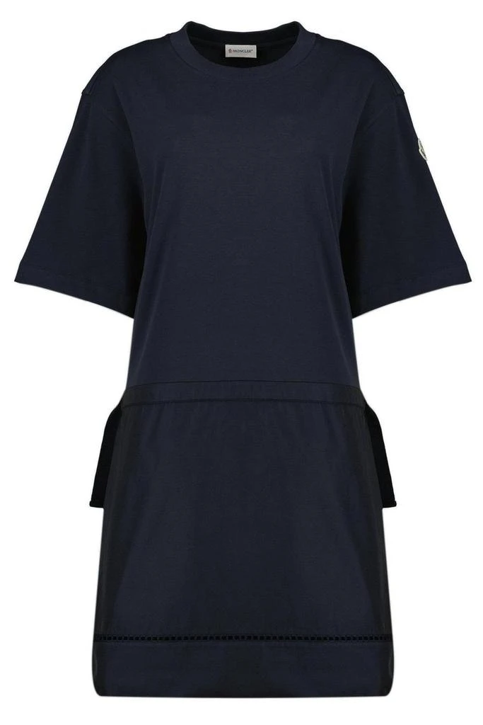 Moncler Moncler Logo Patch T-Shirt Dress