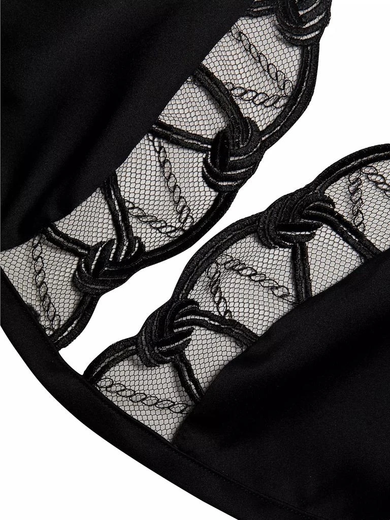 Kiki De Montparnasse Bondage Silk-Blend Soft Bra 6