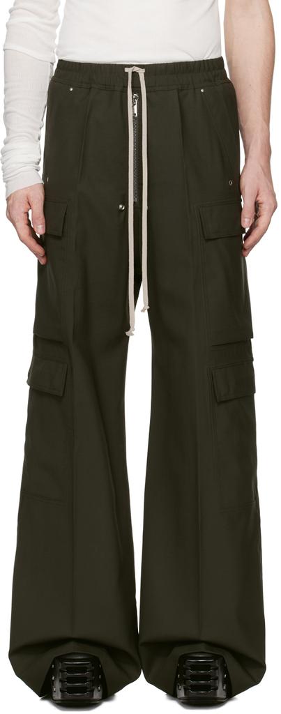 パンツ Rick Owens Porterville cargo belas Green Porterville Double Jumbo Belas Cargo Pants by Rick Owens