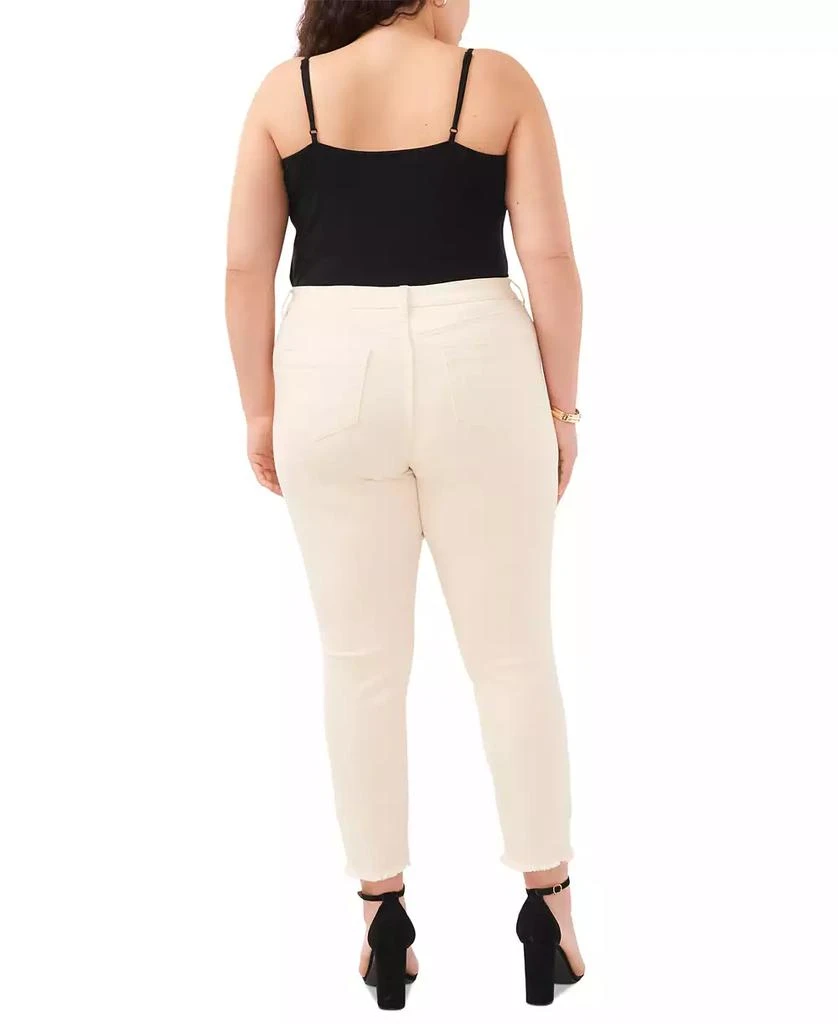 Vince Camuto Plus Size Released-Hem Ankle Jeans 4