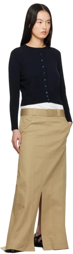 MAISON MARGIELA Navy Wool Cardigan 4