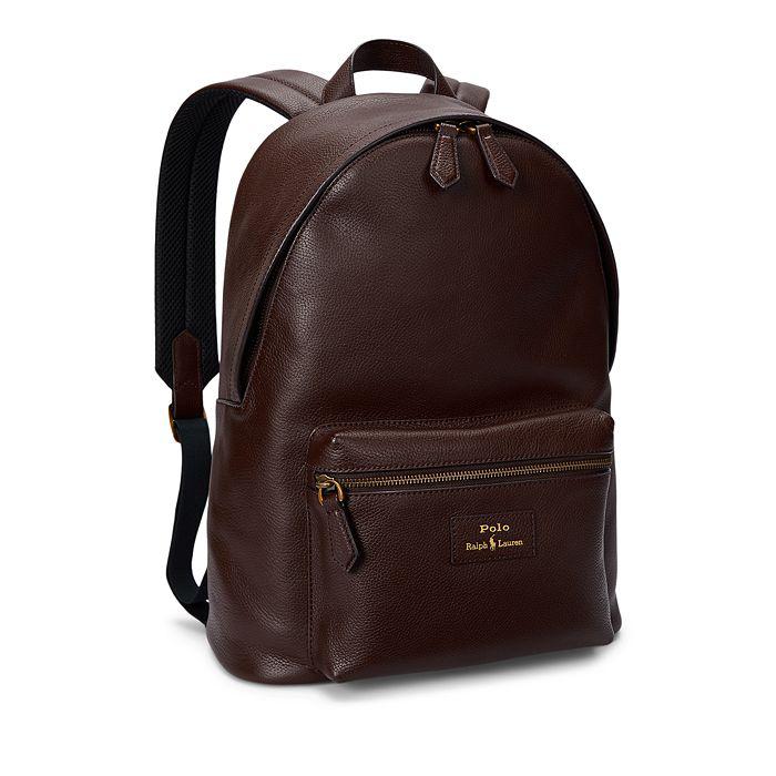 Ralph Lauren Pebbled Leather Backpack