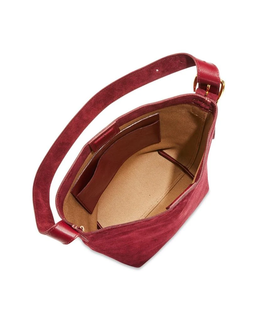Madewell The Essential Bucket Tote in Suede 3