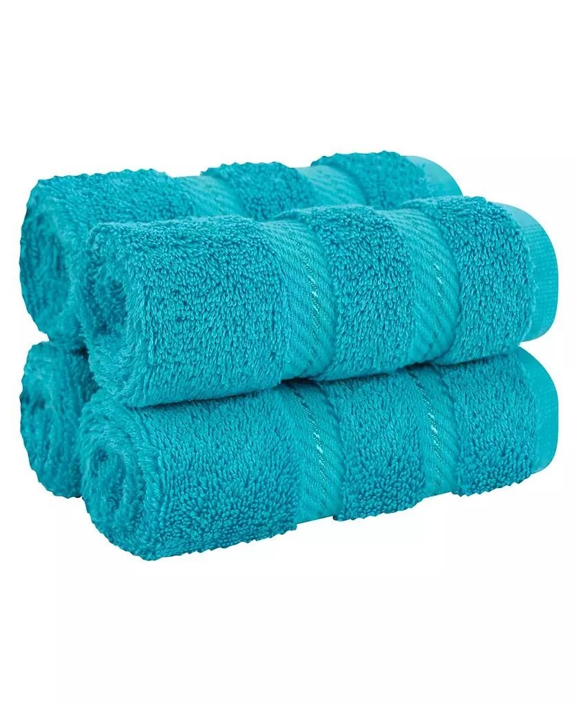 American Soft Linen Edison Luxury 100% Turkish Cotton 4-Piece Washcloth Set 1