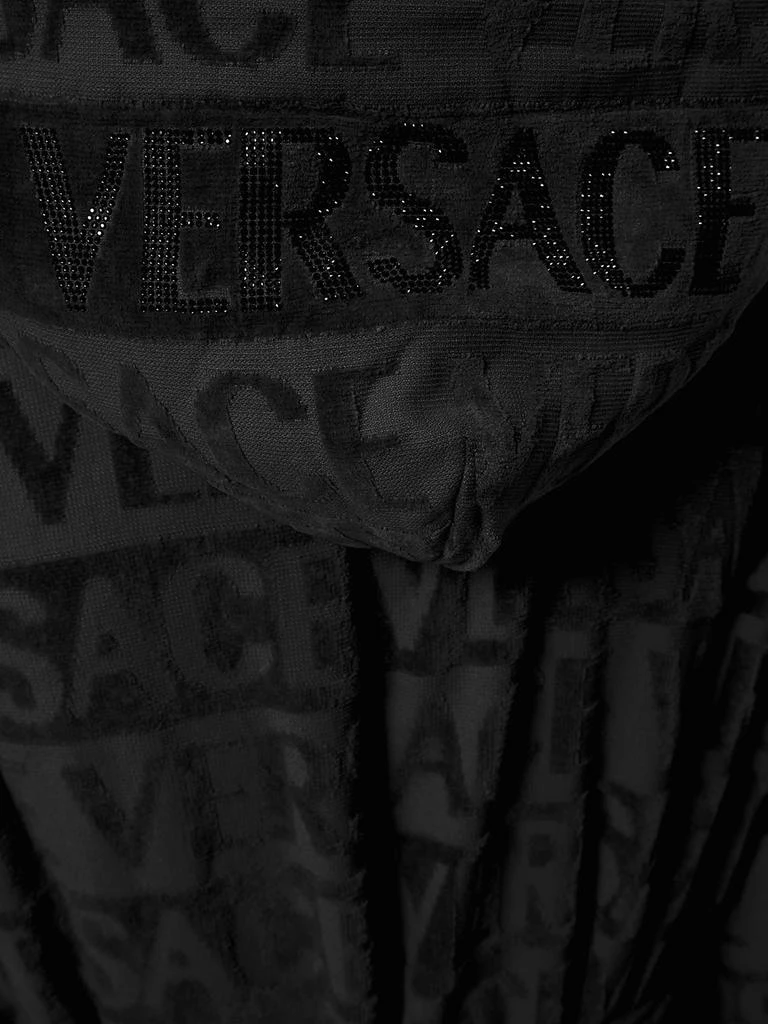 Versace Crystal Hooded Bath Robe 3